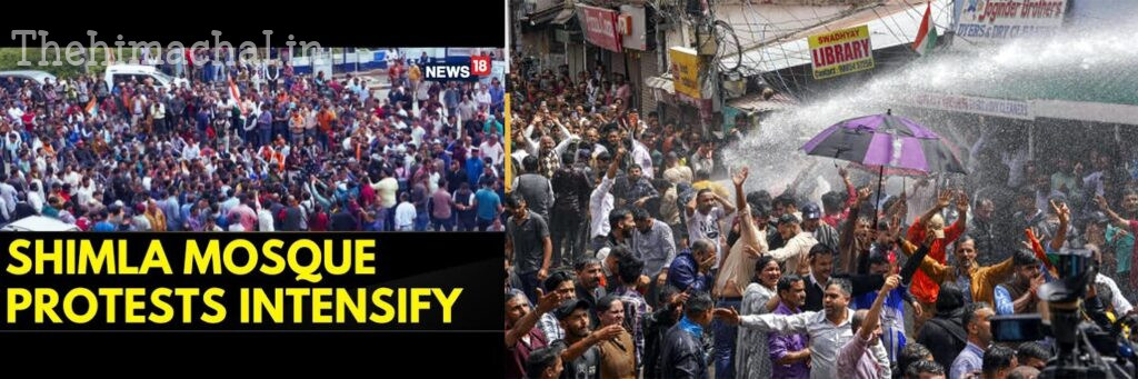mandi-illegal-mosque-demolition-hindu-organizations-protest"