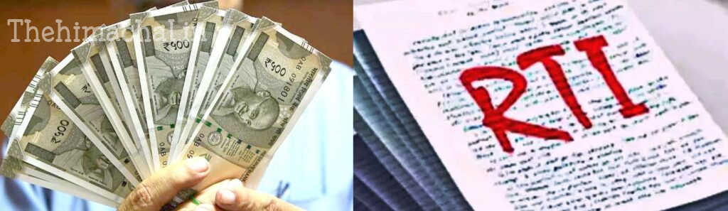 हिमाचल समाचार: आरटीआई का जवाब देने में देरी पर 25,000 रुपये का जुर्माना