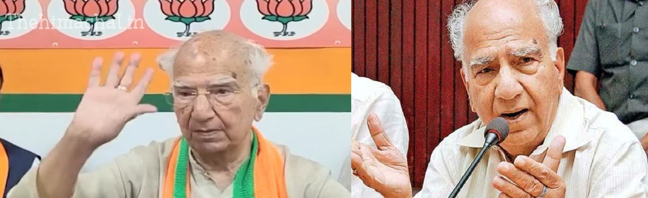 चुनाव हारने के बाद भी युवाओं को रोजगार दिलाने में जुटे पूर्व मुख्यमंत्री शांता कुमार"
