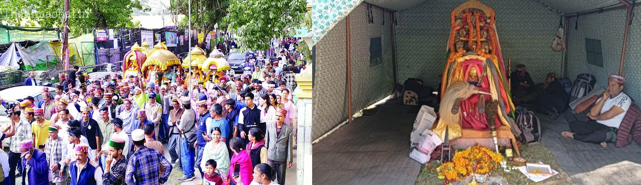 ढालपुर में भगवान नरसिंह की जलेब ने बांधा सुरक्षा सूत्र