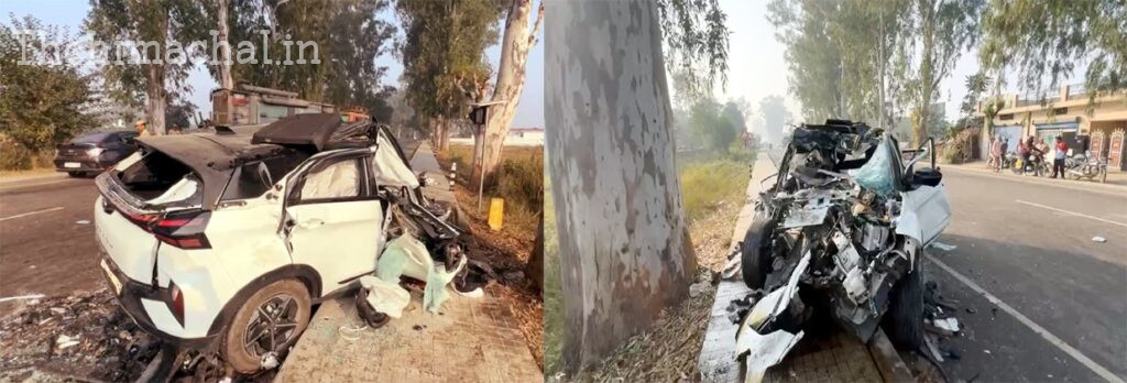 ऊना-अंब नेशनल हाईवे पर एक बड़ा हादसा हुआ है, जिसमें गांव दियाडा के पास मंगलवार सुबह एक कार और टेंपो के बीच भयानक टक्कर हो गई। इस हादसे में कार सवार एक व्यक्ति की जान चली गई, जबकि एक अन्य गंभीर रूप से घायल हो गया है। स्थानीय पुलिस ने सूचना मिलते ही तुरंत घटनास्थल पर पहुंचकर शव को कब्जे में लेकर पोस्टमार्टम के लिए भेज दिया। हादसे के संबंध में मामला दर्ज कर जांच शुरू कर दी गई है। प्रत्यक्षदर्शियों के अनुसार, हादसे के समय कार अंब की दिशा से आ रही थी, जबकि टेंपो ऊना की ओर बढ़ रहा था। दियाडा में अचानक दोनों के बीच जोरदार टक्कर हो गई। टक्कर इतनी भीषण थी कि कार का अगला हिस्सा बुरी तरह क्षतिग्रस्त हो गया। मौके पर उपस्थित लोगों ने बड़ी मेहनत से कार में फंसे दो लोगों को बाहर निकाला और उन्हें ऊना अस्पताल पहुंचाया। चिकित्सकों ने एक व्यक्ति को मृत घोषित कर दिया, जबकि दूसरे का इलाज जारी है।