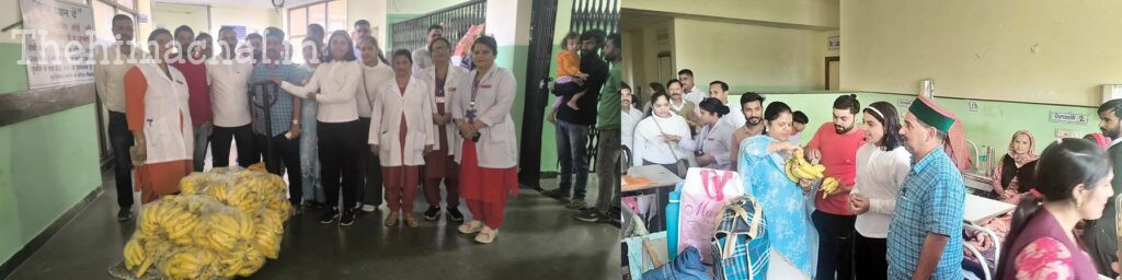 पठानिया ने बेटी के जन्मदिन पर जरूरतमंदों के बीच बांटे फल