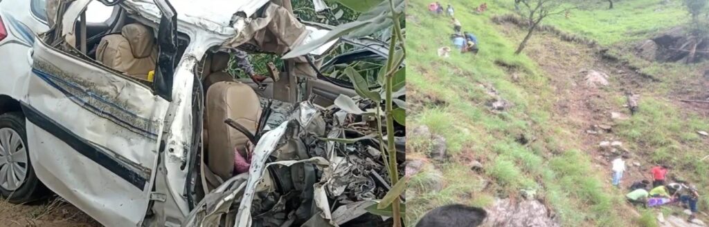 भरमौर-ग्रीमा मार्ग पर सावनपुर के पास एक दर्दनाक हादसा हुआ, जिसमें एक ही परिवार के तीन लोगों की मौत हो गई। ऑल्टो कार के दुर्घटनाग्रस्त होने से दो भाई और एक महिला की जान चली गई। हादसे में दो अन्य लोग घायल हुए हैं, जिनमें से एक का उपचार भरमौर के नागरिक अस्पताल में और दूसरे का चंबा मेडिकल कॉलेज में चल रहा है। मृतकों की पहचान: विजय कुमार (पुत्र धर्म सिंह) तृप्ता देवी (पत्नी विजय कुमार) कमलेश कुमार (पुत्र धर्म सिंह) घायल: नंदिनी देवी (पुत्री विजय कुमार) – नागरिक अस्पताल भरमौर शिवकुमार (पुत्र मानसिंह) – गंभीर हालत में चंबा मेडिकल कॉलेज रेफर घटना की जांच पुलिस ने घटनास्थल पर पहुंचकर शवों को कब्जे में लिया और पोस्टमार्टम के बाद परिजनों को सौंपने की प्रक्रिया शुरू की। हादसे के कारणों की जांच जारी है। यह परिवार भरमौर में शिव के चेले के रूप में जाना जाता था, और इस घटना से पूरा क्षेत्र शोक में डूब गया है।
