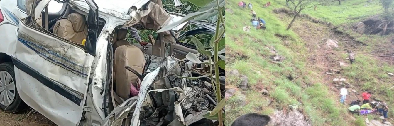 भरमौर-ग्रीमा मार्ग पर सावनपुर के पास एक दर्दनाक हादसा हुआ, जिसमें एक ही परिवार के तीन लोगों की मौत हो गई। ऑल्टो कार के दुर्घटनाग्रस्त होने से दो भाई और एक महिला की जान चली गई। हादसे में दो अन्य लोग घायल हुए हैं, जिनमें से एक का उपचार भरमौर के नागरिक अस्पताल में और दूसरे का चंबा मेडिकल कॉलेज में चल रहा है। मृतकों की पहचान: विजय कुमार (पुत्र धर्म सिंह) तृप्ता देवी (पत्नी विजय कुमार) कमलेश कुमार (पुत्र धर्म सिंह) घायल: नंदिनी देवी (पुत्री विजय कुमार) – नागरिक अस्पताल भरमौर शिवकुमार (पुत्र मानसिंह) – गंभीर हालत में चंबा मेडिकल कॉलेज रेफर घटना की जांच पुलिस ने घटनास्थल पर पहुंचकर शवों को कब्जे में लिया और पोस्टमार्टम के बाद परिजनों को सौंपने की प्रक्रिया शुरू की। हादसे के कारणों की जांच जारी है। यह परिवार भरमौर में शिव के चेले के रूप में जाना जाता था, और इस घटना से पूरा क्षेत्र शोक में डूब गया है।