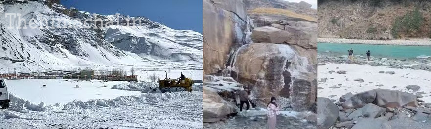 Himachal-Weather-Tabo-minus-temperature-Sissu-lake-frozen-Gramphu-Kaza-road-closed"