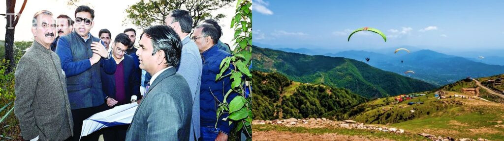 cm-inspects-selected-land-for-tourism-village-in-narghota-shahpur