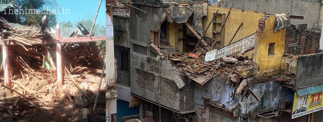 mandi-news-house-collapse-in-sakalana-no-casualties