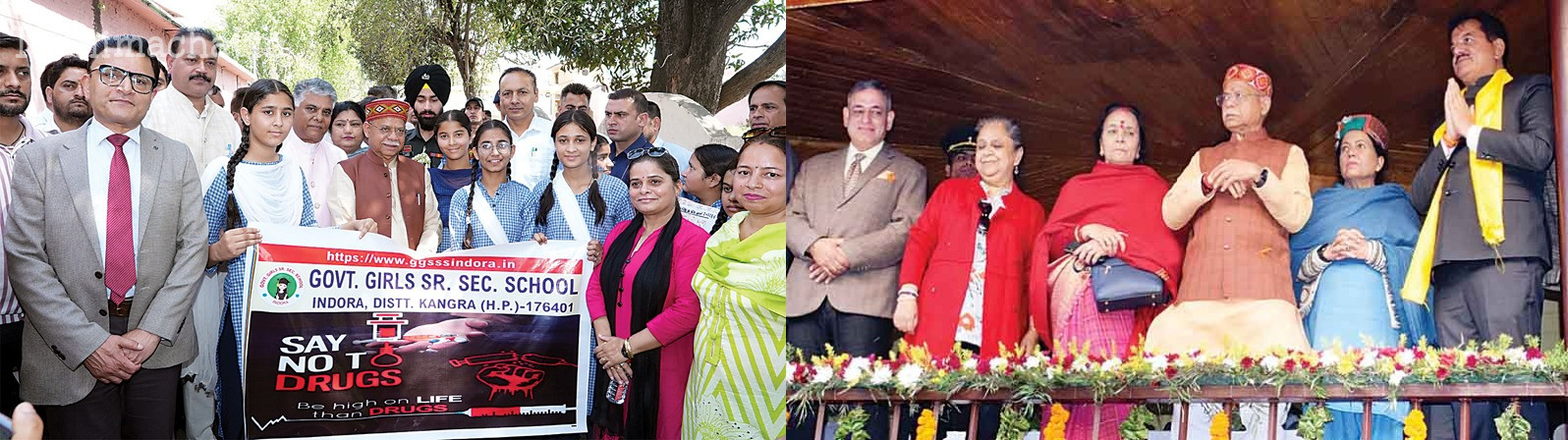 राज्यपाल का इंदौरा में संदेश: नशा मुक्ति से ही बचेगी हमारी संस्कृति, राजनीतिक दल आगे आएं