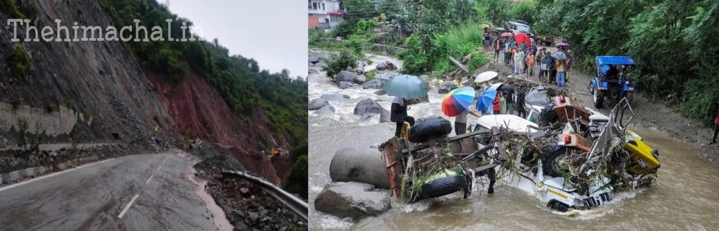 himachal-landslide-national-highway-closed-traffic-halted