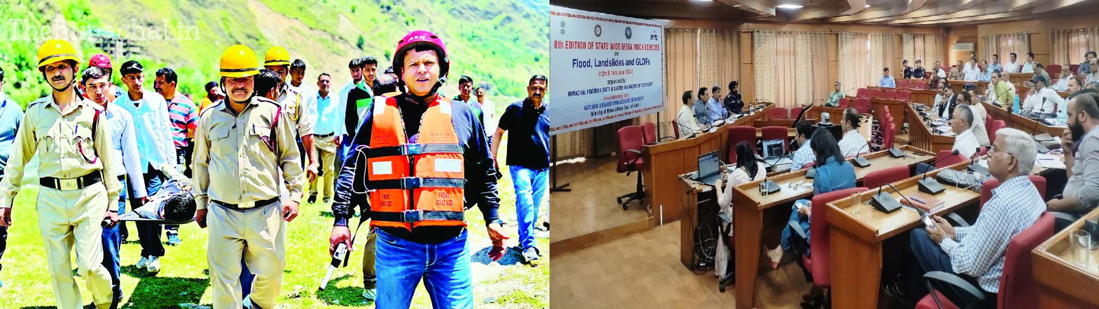हिमाचल में हुआ राज्य स्तरीय 9वां मेगा मॉकड्रिल अभ्यास, सभी जिलों में आपदा प्रबंधन की तैयारियों की समीक्षा