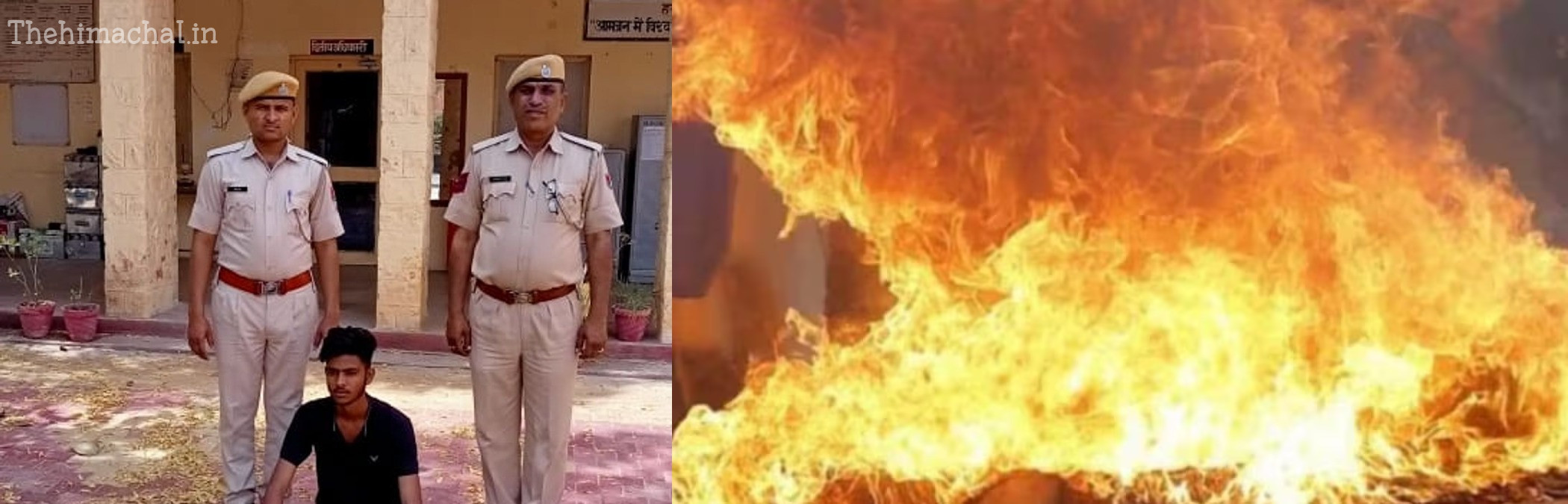 petrol-fire-liquor-shop-cctv-footage-himachal