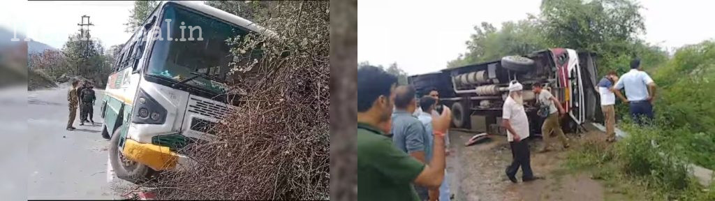 nalagarh-hrtc-bus-accident-sarkaghat-depot-42-passengers