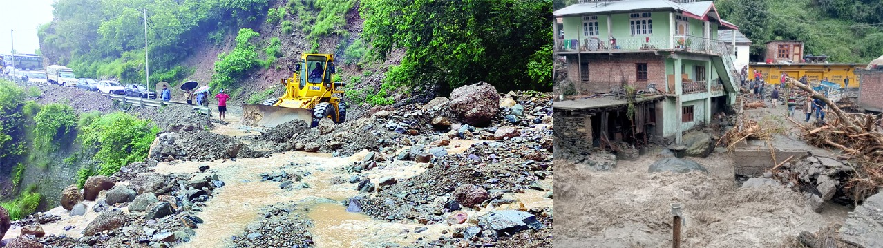 चंबा में बर्बादी की बारिश: बादल फटने से तबाही, कई घर और सड़कें क्षतिग्रस्त