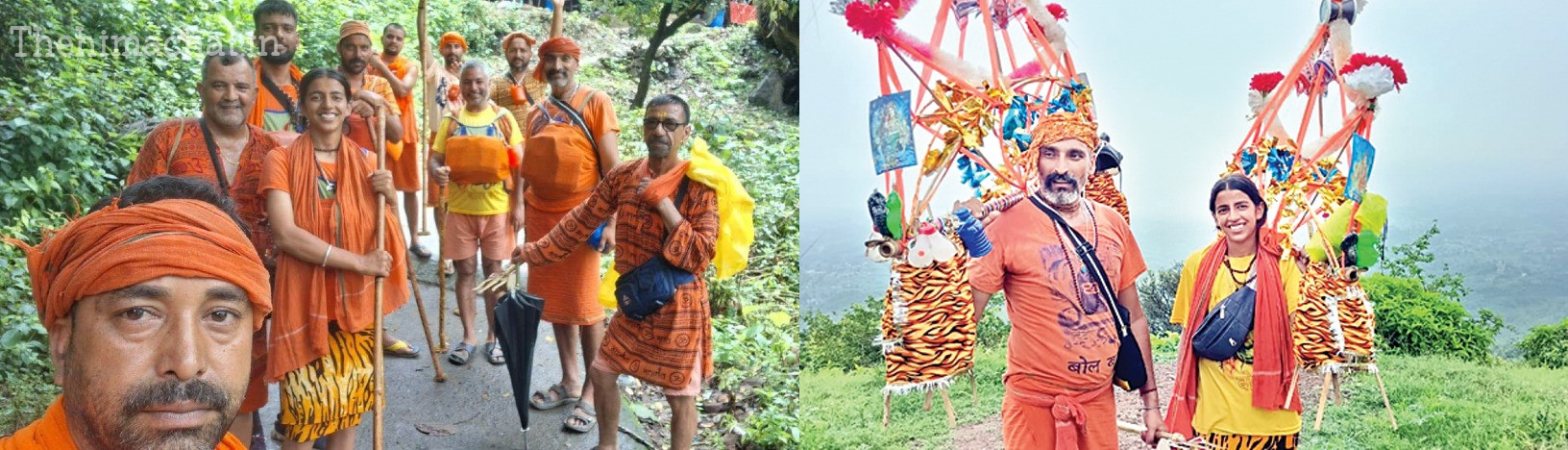 हिमाचल की पहली महिला कांवड़ यात्री बनीं कृतिका, गोमुख से सुंदरनगर तक 750 KM की पदयात्रा