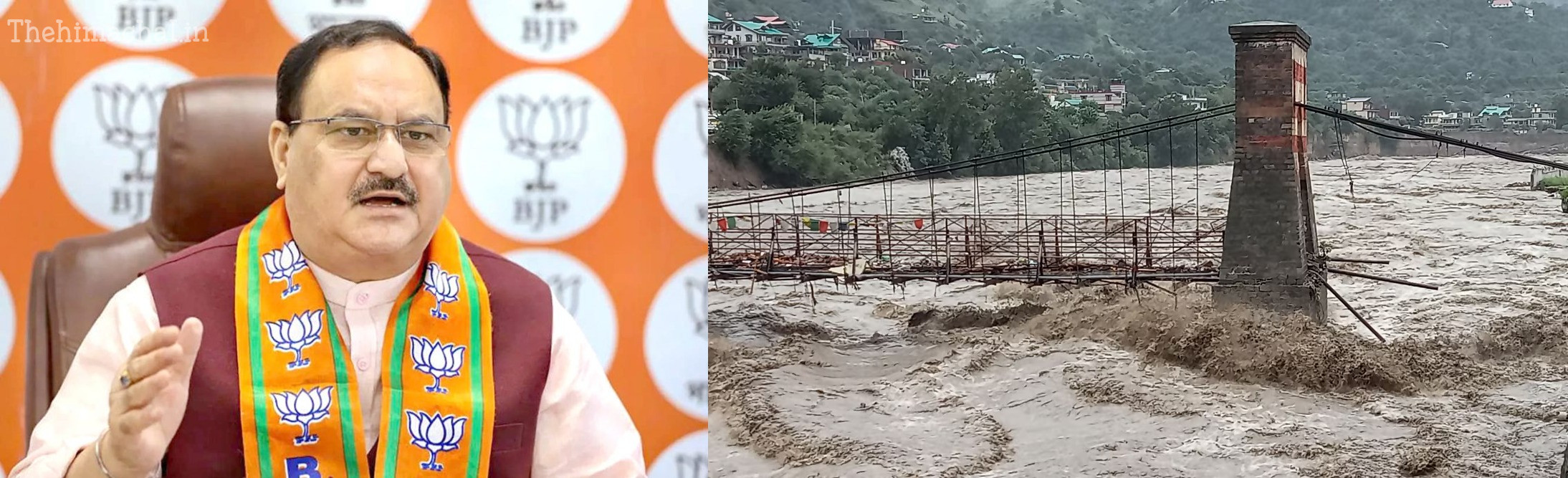 बिना ज्ञापन के भेजी केंद्रीय टीम, नड्डा बोले—मुसीबत में हिमाचल के साथ है केंद्र सरकार